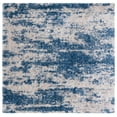 thumbnail image 2 of SAFAVIEH Berber Damian Abstract Shag Area Rug, Beige/Blue, 6'7" x 6'7" Square, 2 of 11