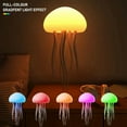 thumbnail image 3 of LED Jellyfish Lamp RGB Gradient Jelly Fish Light Lamp Voice Control Jellyfish Light Rechargeable Desk Lamp for Bedrooms, 3 of 8