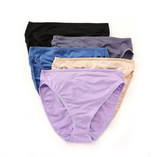 Women's Fruit Of The Loom 5DMF251 Assorted Microfiber HiCut Brief
