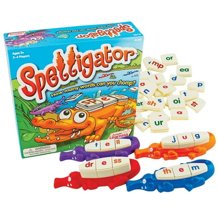 UPC: 0856258003092 | Junior Learning Spelligator Word Building Game Ages 5-9 Phonemic Awareness 75 Letter Tiles