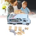 thumbnail image 4 of Autocaravana Toy Camper RV a escala 1/32 con puertas que se abren y sonido, 4 of 9