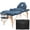 Blue, variant on Saloniture Professional Portable Massage Table with Backrest - Pink