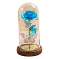 thumbnail image 4 of Regalos de flores rosas Regalo del día de la madre Regalos Novia Madre Mamá Te amo Azul, 4 of 9