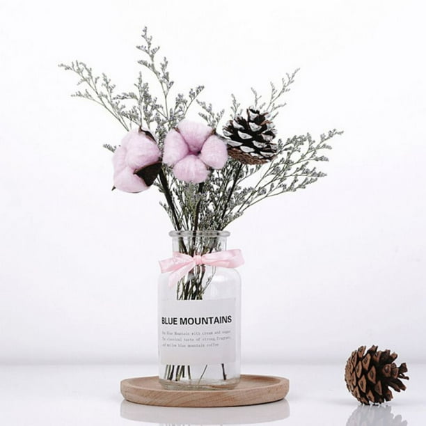 Natural Dried Flowers Bouquet With Bottle Wedding Centerpieces Flower Arrangement Floral Decor Walmart Com Walmart Com