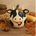 thumbnail image 4 of Farm Animal Pumpkin Figurines, Halloween Resin Farm Animal Pumpkin Statue, Cute Barnyard Animals Designs Home Decoration, for Halloween Harvest Season Thanksgiving Autumn Ornament (Horse), 4 of 9