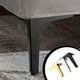 thumbnail image 3 of Advancent 4 Uds. Pies de muebles, componentes de pie de sofá, accesorios de soporte, patas de soporte de escritorio de artesanía de Metal, accesorios de Decoración del hogar Dorado 17cm Advancent HA064406-08, 3 of 6