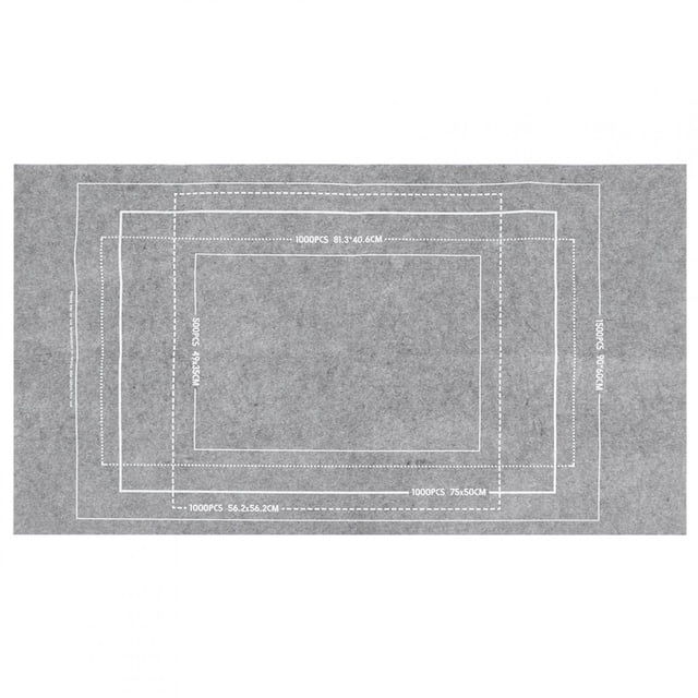YLSHRF Gray 46x26inches(Unfolded) Durable Puzzle Storage Mat, Puzzles Blanket, Convenient Storage Puzzle Lovers Jigsaw Puzzle Player Adults For Kids