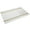 White, variant on Table Mat Waterproof Heat-resistant PVC Stripped Pattern Bowl Mat Place Mats for Dining Table, 17.72" x 11.81"