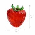 thumbnail image 3 of Simulation Strawberry Fruit Squishy for Adults Soft Silicone Sensory Gadget Realistic 2.76 Inch Red Office Desk Accessory Pressure Relief Tool 1 Pack, 3 of 8