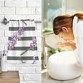 thumbnail image 6 of Coolnut Hand Towels Lavender Stripe Patterned 2 PCS, Cotton Bath Towel for Drying Face Hands Body Decorative Water Absorbent Lightweight Towels for Bathroom Ktichen Travel Gym, 16"x28", 6 of 6