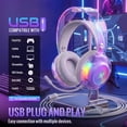 thumbnail image 2 of VEATOOL G5 Wired USB Gaming Headset,7.1 Surround Sound Gaming Headphones,Vibrant RGB - Game/Chat Balance, Over Ear Headphones with Noise Canceling Mic for PC, PS5/PS4, Laptop, Mac, 2 of 8