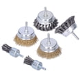 thumbnail image 4 of Wire Cup Brush, Rust Removal Professional Wire Weed Brush  For Grinding For Edging For Deburring, 4 of 8