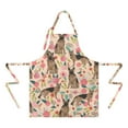 thumbnail image 2 of German Shepherd with Pioneer Flower Apron-Garden Aprons for Women with Pockets-Cotton Linen Waterproof Kitchen Cooking Gardening Aprons Adjustable for Kitchen,Cooking,BBQ and Salon 33x27 Inch, 2 of 7