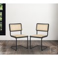 thumbnail image 6 of Loft Lyfe Annalyse Dining Chair (Set of 2), Black, 6 of 9