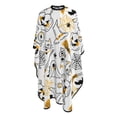 thumbnail image 4 of ZICANCN Hair Cutting Cape for Adults, Funny Skeleton Ghost Cape Salon Barber Cape for Hair Stylist Shampoo Capes Waterproof, 55x66 Inches, 4 of 7