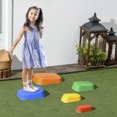 thumbnail image 2 of Outsunny 5 Pcs Pierres de Marche pour Enfants, Parcours d'Obstacles pour 3-8 Ans, 2 of 10