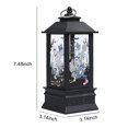 thumbnail image 4 of Generic Medium Black Halloween LED Pumpkin Lantern with Spooky Patterns - Battery Operated Decorative Light for Parties, Gardens, and Haunted Houses, 4 of 6