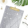 thumbnail image 6 of Acrylic Glitter Clipboards, Sparkly Board with Low Profile Gold Clip, Designed for Classroom School and Office Use, A4 Letter Size 9 x 12.5 in, 6 of 7