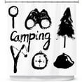 thumbnail image 1 of Shower Curtains 70" x 93" from DiaNoche Designs by Metka Hiti - Camping Equipment, 1 of 1