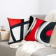 thumbnail image 5 of Billuyoard Fundas de almohada negras y rojas, fundas de almohada elegantes y duraderas para el hogar, transpirables, suaves y fáciles de cuidar Decoración del hogar W0081-9, 5 of 6