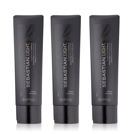 Sebastian Light Weightless Shine Shampoo 8.4 oz (Pack of 3)