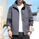 thumbnail image 3 of Chaquetas de senderismo impermeables coreanas para hombres y mujeres, cortavientos con protección solar, abrigo de lluvia para acampar y escalar, ropa portátil Unisex, 3 of 5