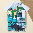 thumbnail image 5 of IROINNID Toddler Swimsuit Baby Boys and Girls Float Suit One-piece Swimwear Rashguard Short Sleeve Zip Up Buoyancy Swimsuit, 5 of 7