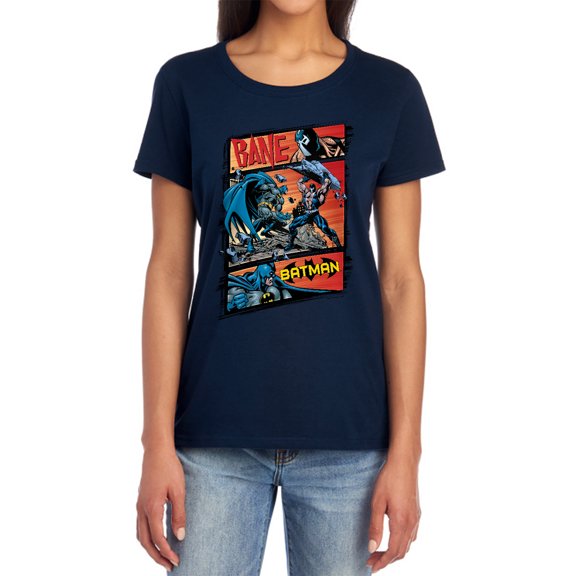 Batman Epic Battle Women's T Shirt, Navy, Medium