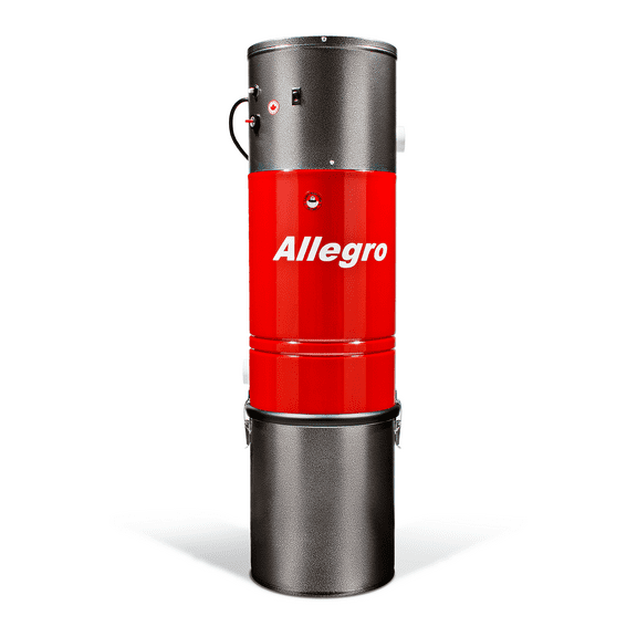 Allegro Central Vacuum System 3,000 sq ft Classic Power Unit MU4101 Hybrid Filtration (with or without Disposable Bags)