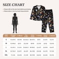 thumbnail image 5 of Uemuo Butterfly1 Pattern Womens Pajama Sets,PJ Set for Women,Pajamas for Women Logo,Long Sleeve Pajama Set for Women,Soft Long Sleeve Top With Pants-, 5 of 9