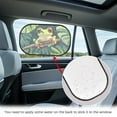thumbnail image 3 of KUIFORTI Car Window Shades, Cling Car Sun Shade for Rear Window and Side Window, 2 Pack Stretchable Car Window Screens, Adjustable Window Cover, Frog, 3 of 6