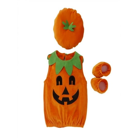 Halloween Toddler Baby Girl Boy Pumpkin Model Costume Hat Party Outfit Set