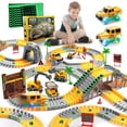 thumbnail image 1 of Pistas de carreras Construction Race Tracks Coroiesty 264 unidades con coches para niños, 1 of 8