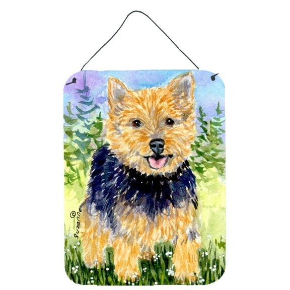 Caroline's Treasures SS8894DS1216 Norwich Terrier Wall or Door Hanging Prints, 12x16, multicolor
