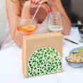 thumbnail image 3 of Yayeee Napkin Holder for Table Kitchen Paper Tissue Organization, Green Dot Triangles Pattern, 3 of 8