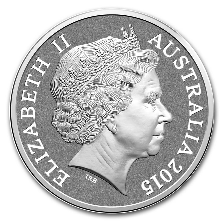 2015年オーストラリアクロコダイル1onシルバー 2015 Australia 1 oz Silver Saltwater Crocodile (Agro Junior
