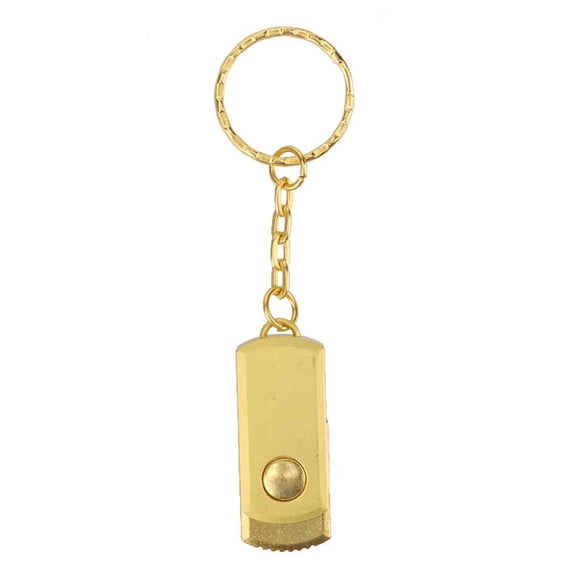 Cateissary Gire la unidad flash USB U Disk Pen Drive 8GB-128GB USB Storage Computer U Disk Estaciones de acoplamiento para portátiles oro 1 GB