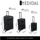 thumbnail image 2 of Set 3 Maletas De Viaje Jony Con Ruedas 20 24 Y 28 Pulgadas Con Candado, 2 of 9