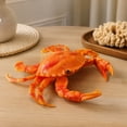 thumbnail image 4 of Realistic Crab Squishy Squeeze Sensory Fidget Item, Soft Rubber Inspired Novelty Sea Creature Desk Companion For Home School Travel, Party Favor, Birthday Holiday Gift For Adults, 4 of 5