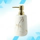 thumbnail image 4 of Botella vacía tipo prensa para champú, subenvasado, bomba jaspeada, dispensador de gel de ducha para el hogar (400 ml, blanco), 4 of 7