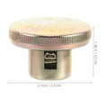thumbnail image 2 of Hemoton Bent Beam Motorcycle Gas Tank Cap Precision Polished Leakproof Easy Installation Compatible with Multiple Motorcycle and Models, 2 of 7