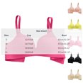 thumbnail image 4 of Byworldtasic Women Seamless Push‑Up Bra Wireless Texture Comfort Bra Adjustable Straps Back Closure Everyday Bralette, 4 of 6