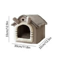 thumbnail image 3 of RKSTN Foldable Dog House Indoor Memory Sponge, Cozy Dog Bed with Cushion for Small Medium Large Dogs Cats, Winter Warm Cat Nest Puppy Cave Sofa Pet Products, 3 of 6