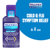 MUCINEX® Nightshift® Cold & Flu Clear & Cool Liquid 6 fl. oz. Relieves Fever, Sneezing, Sore Throat, Runny Nose, Nasal Congestion, and Controls Cough with a Burst of Cooling Menthol