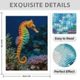 thumbnail image 3 of Diamond Art Kit for Adults, Colorful Seahorse Coral Reef Scene Diamond Painting for Adults Beginners, 5D DIY Diamond Art Painting Kits, Colorful Diamond Painting Craft for Home Decor 12x16, 3 of 7