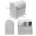 thumbnail image 4 of Xo Stand Mixer Cover, Hand Drawn Geometrical Pattern Classic Game Tic Tac Toe in Black and White Colors, Kitchen Appliance Organizer Bag Cover with Pockets, 5 Quarts, Black and White, by Ambesonne, 4 of 4