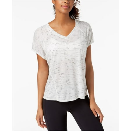 Calvin Klein Cap-Sleeve Strappy-Back T-Shirt Mist Heather S