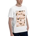 thumbnail image 2 of Bingfone Beagle Dog On Brown Men'S Loose Fit Short-Sleeve Pocket T-Shirt, 2 of 7