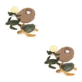 thumbnail image 3 of Vogacara Juguete de proceso de crecimiento de animales de simulación, juguetes educativos de reconocimiento de enseñanza, figuras de modelos falsos Verde Tipo 1 2piezas Vogacara CBP214694, 3 of 6