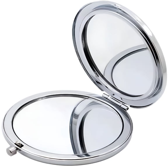 LAMIRO Magnifying Compact Mirror for Purses, Folding Mini Pocket Double Sided Travel Makeup Mirror, Perfect for Purse, Pocket and Travel